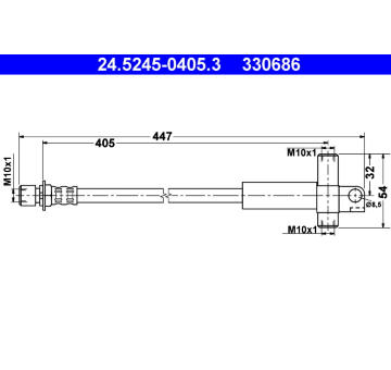 Brzdová hadice ATE 24.5245-0405.3