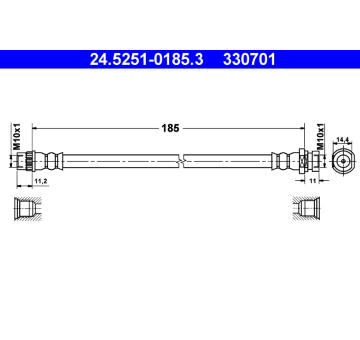 Brzdová hadice ATE 24.5251-0185.3