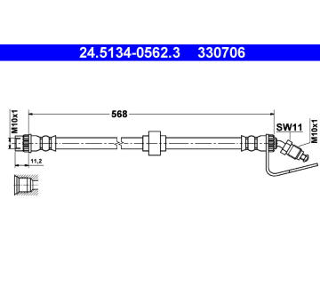 Brzdová hadice ATE 24.5134-0562.3