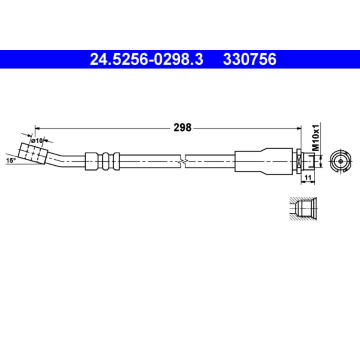 Brzdová hadice ATE 24.5256-0298.3