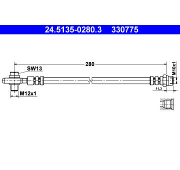 Brzdová hadice ATE 24.5135-0280.3