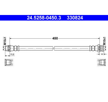 Brzdová hadice ATE 24.5258-0450.3