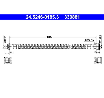 Brzdová hadice ATE 24.5246-0185.3
