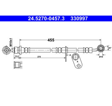 Brzdová hadice ATE 24.5270-0457.3