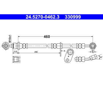 Brzdová hadice ATE 24.5270-0462.3