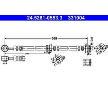 Brzdová hadice ATE 24.5281-0553.3