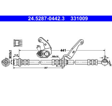 Brzdová hadice ATE 24.5287-0442.3