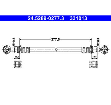 Brzdová hadice ATE 24.5289-0277.3