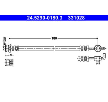 Brzdová hadice ATE 24.5290-0180.3