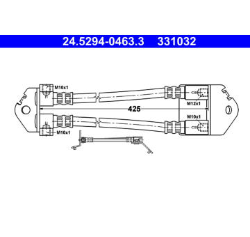Brzdová hadice ATE 24.5294-0463.3