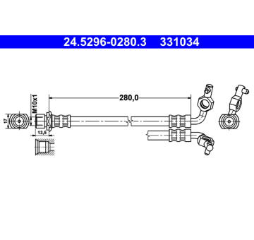 Brzdová hadice ATE 24.5296-0280.3