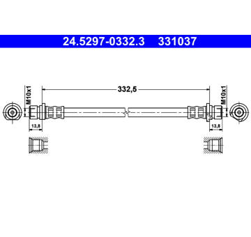 Brzdová hadice ATE 24.5297-0332.3