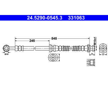 Brzdová hadice ATE 24.5290-0545.3