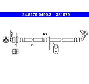 Brzdová hadice ATE 24.5270-0490.3
