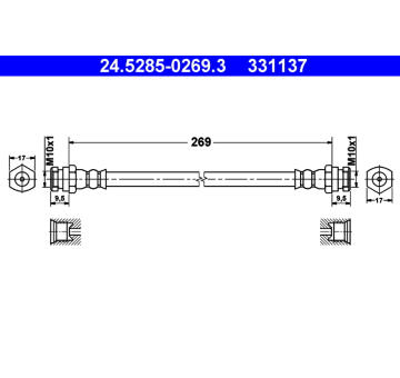 Brzdová hadice ATE 24.5285-0269.3