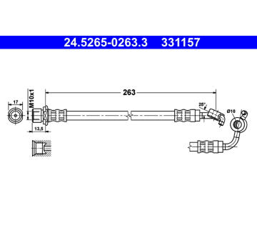 Brzdová hadice ATE 24.5265-0263.3
