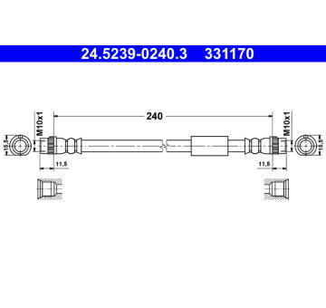 Brzdová hadice ATE 24.5239-0240.3