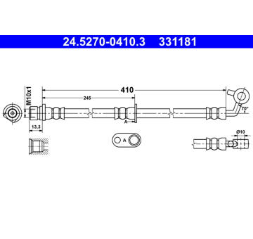 Brzdová hadice ATE 24.5270-0410.3