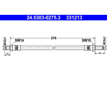 Brzdová hadice ATE 24.5303-0275.3