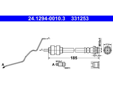 Brzdová hadice ATE 24.1294-0010.3