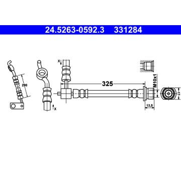 Brzdová hadice ATE 24.5263-0592.3