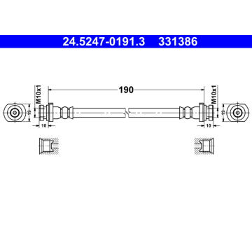 Brzdová hadice ATE 24.5247-0191.3