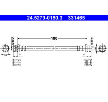 Brzdová hadice ATE 24.5279-0180.3