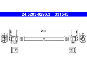 Brzdová hadice ATE 24.5203-0290.3