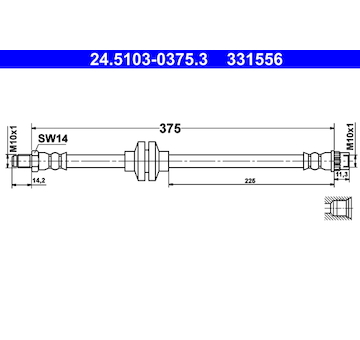 Brzdová hadice ATE 24.5103-0375.3