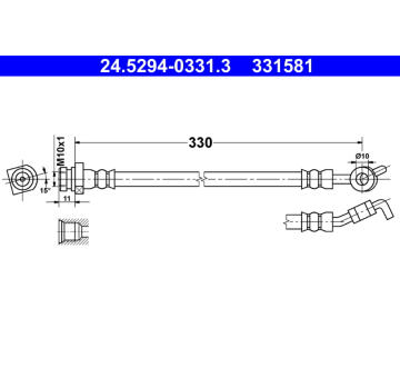 Brzdová hadice ATE 24.5294-0331.3