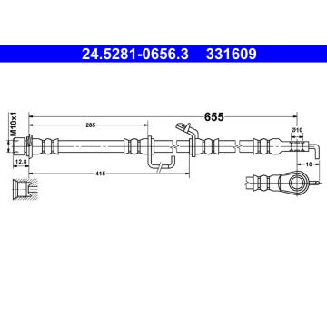Brzdová hadice ATE 24.5281-0656.3
