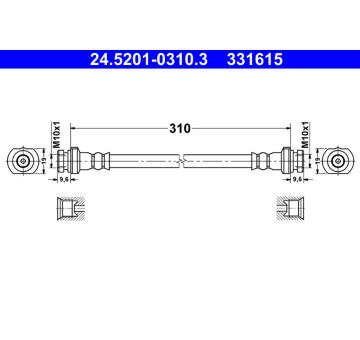 Brzdová hadice ATE 24.5201-0310.3