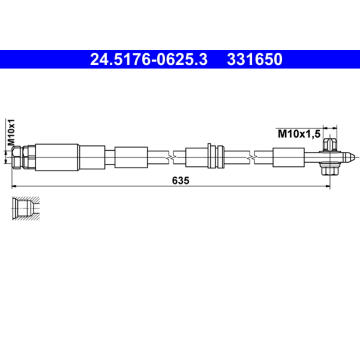 Brzdová hadice ATE 24.5176-0625.3