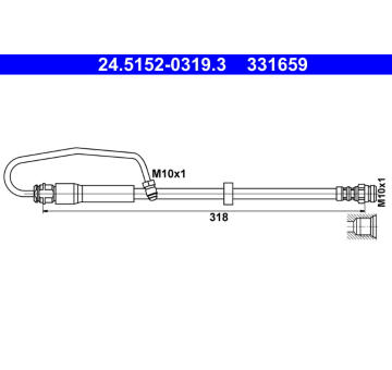 Brzdová hadice ATE 24.5152-0319.3