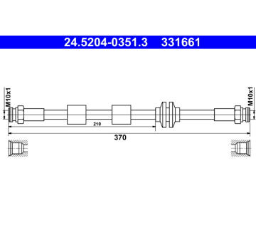 Brzdová hadice ATE 24.5204-0351.3