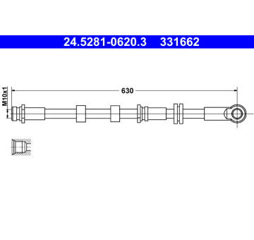 Brzdová hadice ATE 24.5281-0620.3