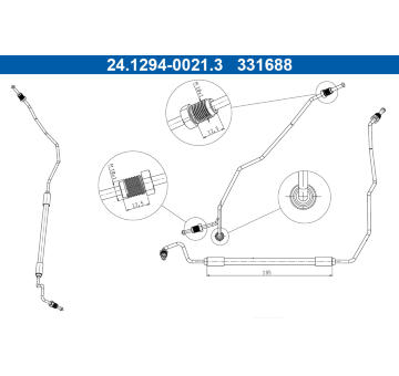 Brzdová hadice ATE 24.1294-0021.3