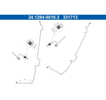 Brzdová hadice ATE 24.1294-0018.3