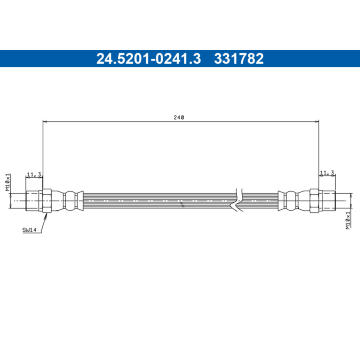 Brzdová hadice ATE 24.5201-0241.3