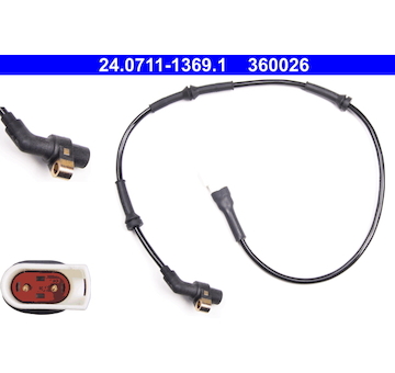 Snímač, počet otáček kol ATE 24.0711-1369.1