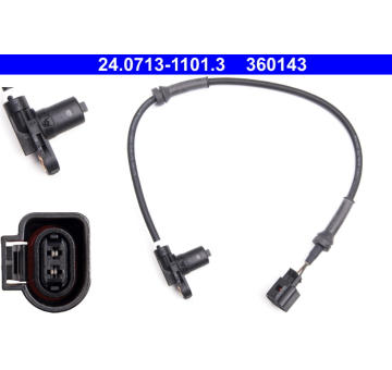 Snímač, počet otáček kol ATE 24.0713-1101.3