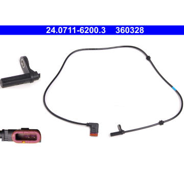 Snímač, počet otáček kol ATE 24.0711-6200.3