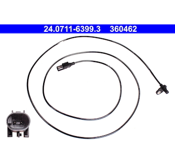 Snímač, počet otáček kol ATE 24.0711-6399.3