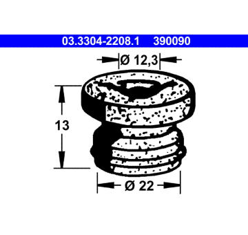 Uzaver nadrzky na brzdovou kapalinu ATE 03.3304-2208.1