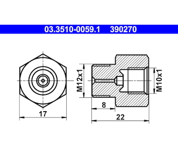 Adaptér brzdového vedení ATE 03.3510-0059.1