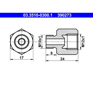 Adaptér brzdového vedení ATE 03.3510-0300.1