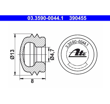 Uzavírací / ochranný kryt ATE 03.3590-0044.1