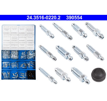 Sortiment odvzdusnovacich sroubu ATE 24.3516-0220.2