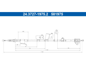 Tazne lanko, parkovaci brzda ATE 24.3727-1975.2