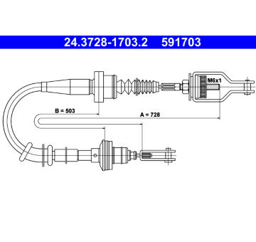 Tazne lanko, ovladani spojky ATE 24.3728-1703.2